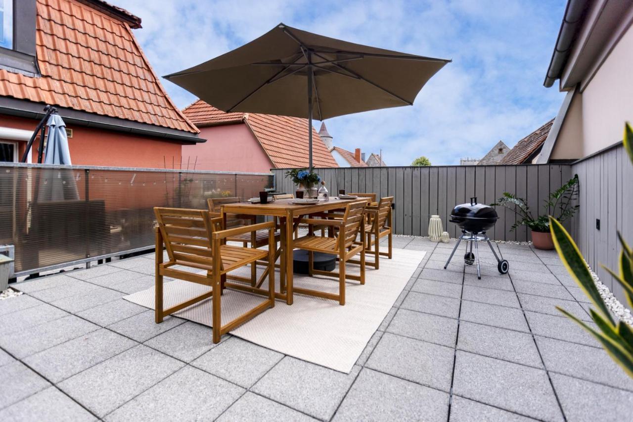 Homie Stay Badgasse - Fewos Am Main Mit Dachterrasse & Fahrradgarage Ochsenfurt Exterior foto